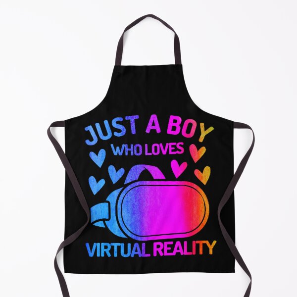 Item preview, Just A Boy That Loves Virtual Reality Watercolor Cute Virtual Reality Headset Quotes designed and sold by DadJokeDescript.