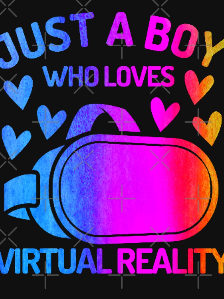 "Just A Boy That Loves Virtual Reality Watercolor Cute Virtual Reality