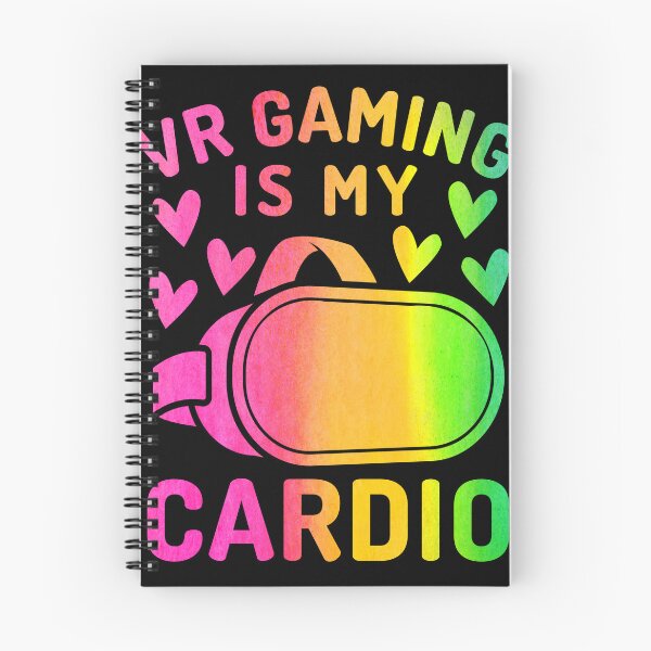 Item preview, VR Gaming Is My Cardio Watercolor Funny Virtual Reality Headset For Kids designed and sold by DadJokeDescript.