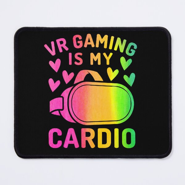 Item preview, VR Gaming Is My Cardio Watercolor Funny Virtual Reality Headset For Kids designed and sold by DadJokeDescript.