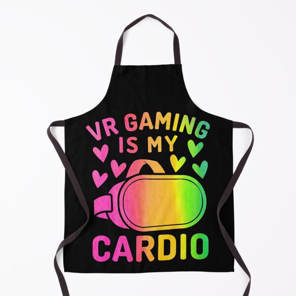Item preview, VR Gaming Is My Cardio Watercolor Funny Virtual Reality Headset For Kids designed and sold by DadJokeDescript.