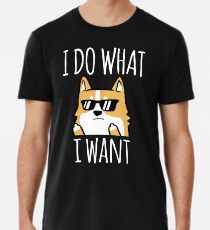 Lustig, ich mache was ich will Shiba Inu Premium T-Shirt