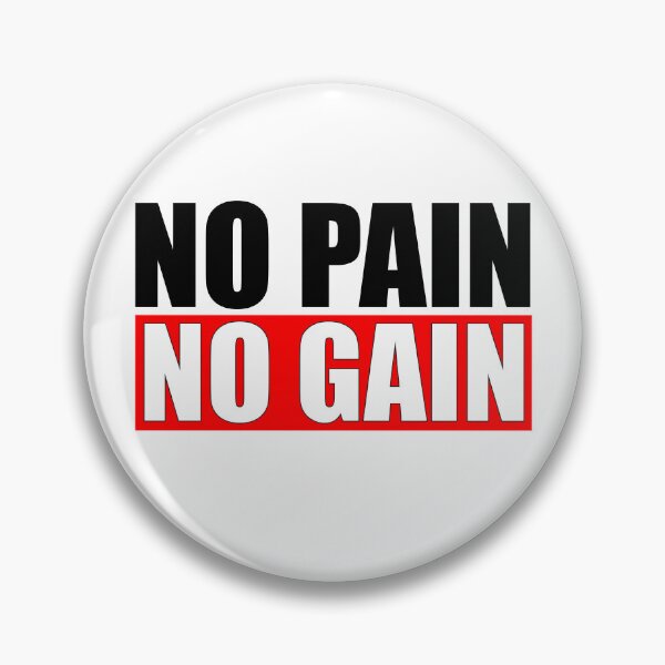 Item preview, NO Pain No Gain Gym Quote designed and sold by Bright-Store.
