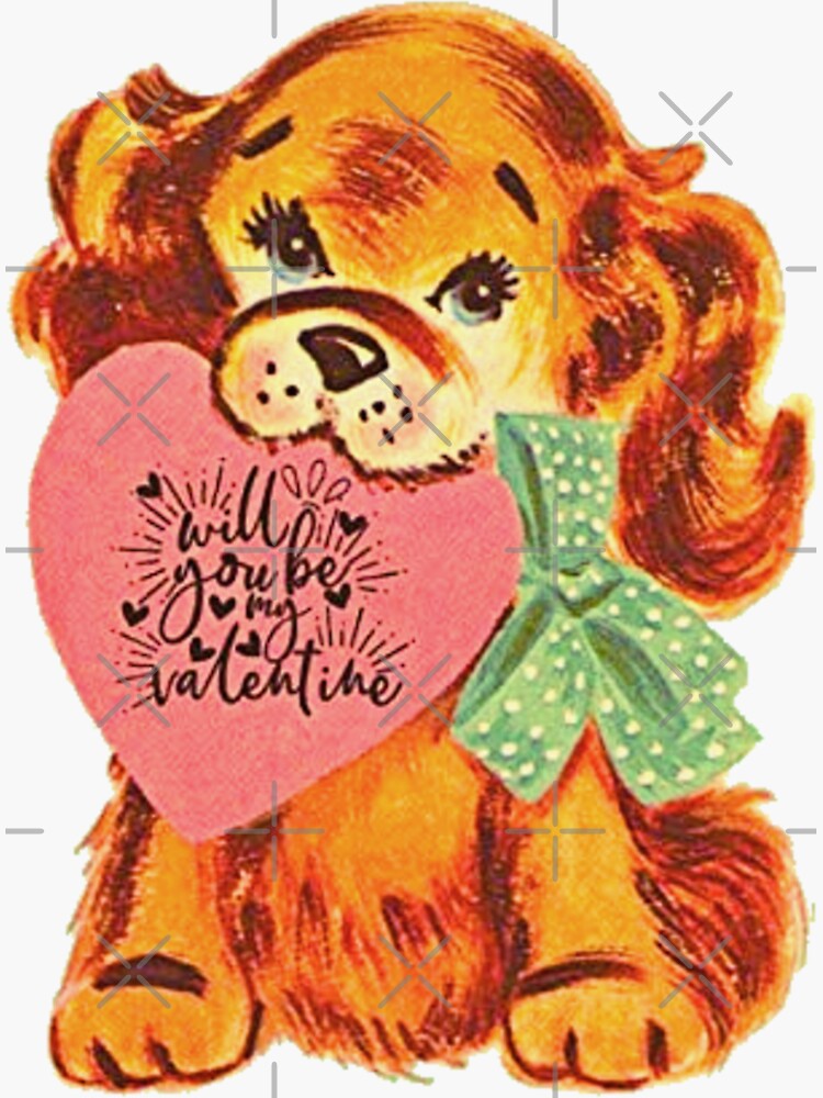 Vintage Retro Valentine Card, Cute White Kitschy Cat All My Love