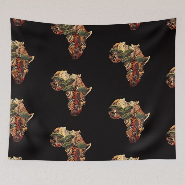 Item preview, African Continent Tshirt Accesories and Housewares Perfect for Black History Month designed and sold by Design Den.