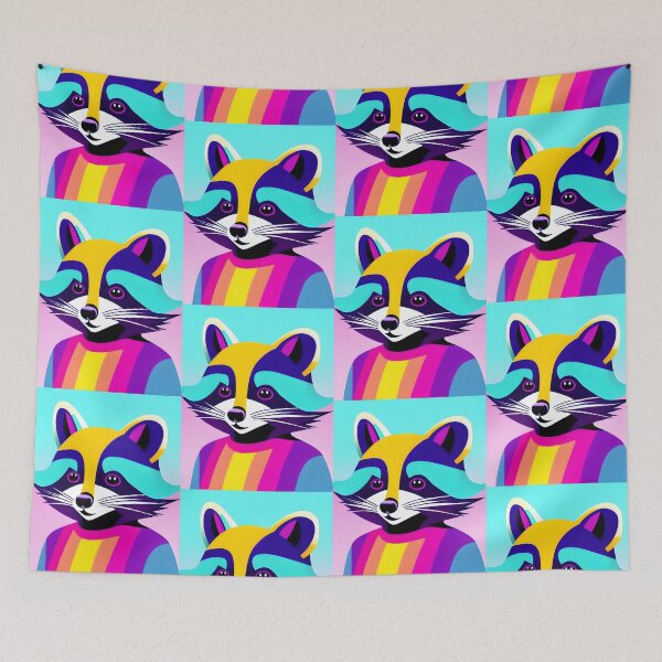 Item preview, Rainbow Racoon  designed and sold by SquirrelPants87.