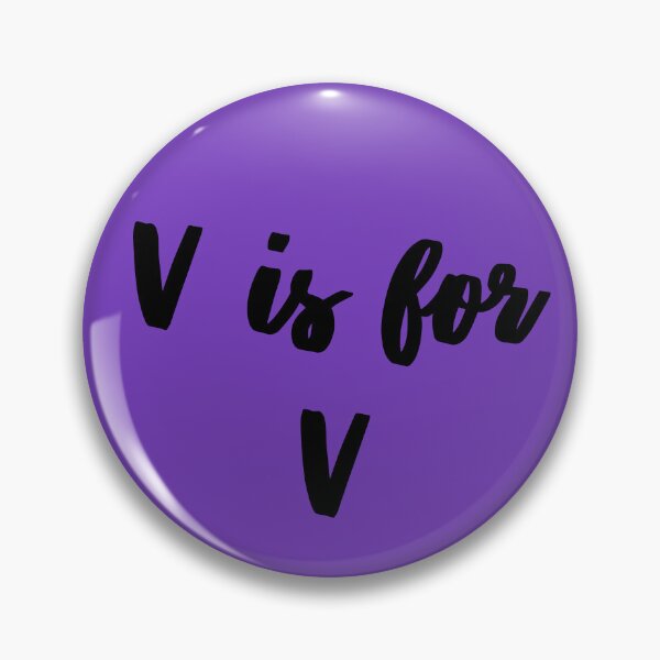 Item preview, BTS Alphabet - Letter V designed and sold by TheMerchPeddler.