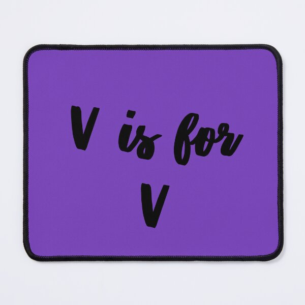 Item preview, BTS Alphabet - Letter V designed and sold by TheMerchPeddler.