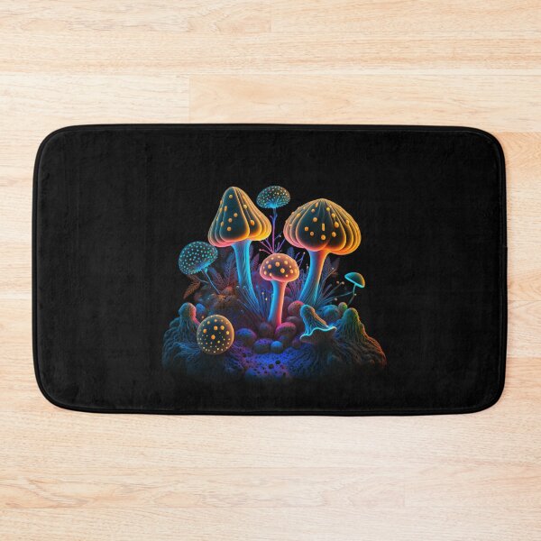 Item preview, Psychedelic glowing mushrooms #4 designed and sold by Christolamber.