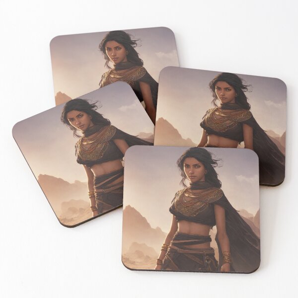 Item preview, Desert warrior, desert nomad fantasy art, digital art, AI generated designed and sold by Midnight-Hour.