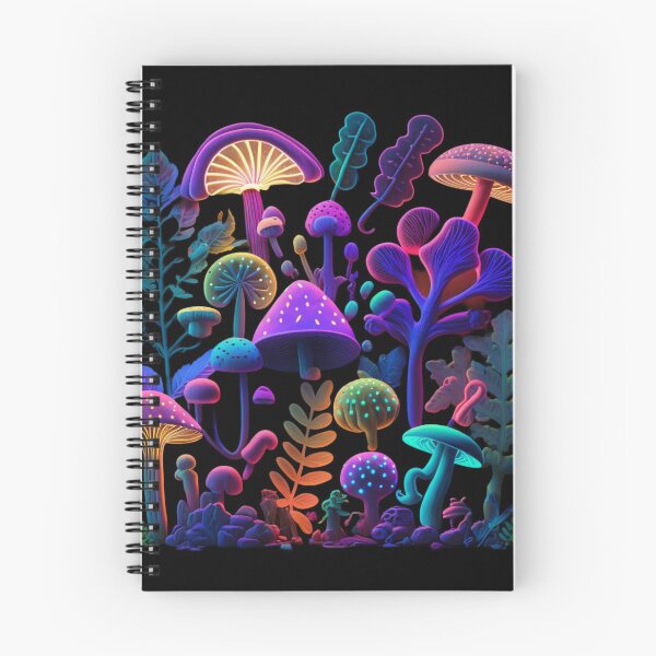 Item preview, Psychedelic glowing mushrooms #9 designed and sold by Christolamber.
