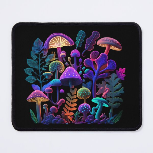 Item preview, Psychedelic glowing mushrooms #9 designed and sold by Christolamber.
