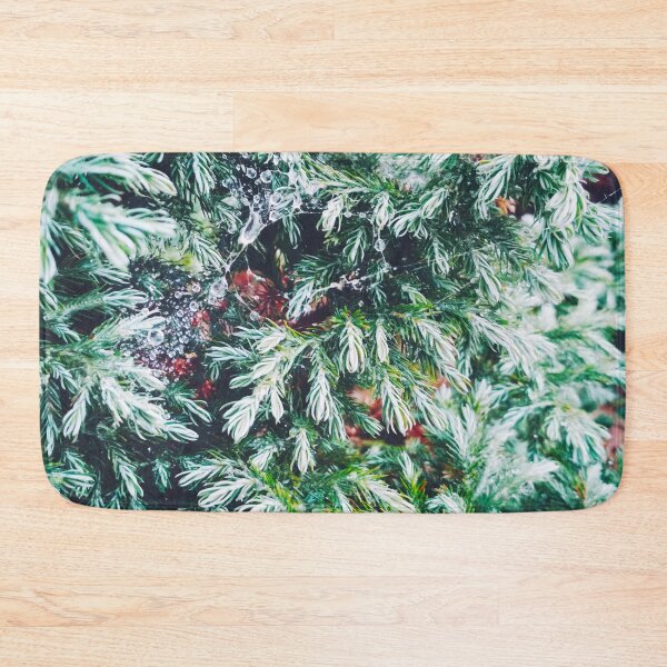 Item preview, Fir tree covered with drops of rain designed and sold by helenkaiy.
