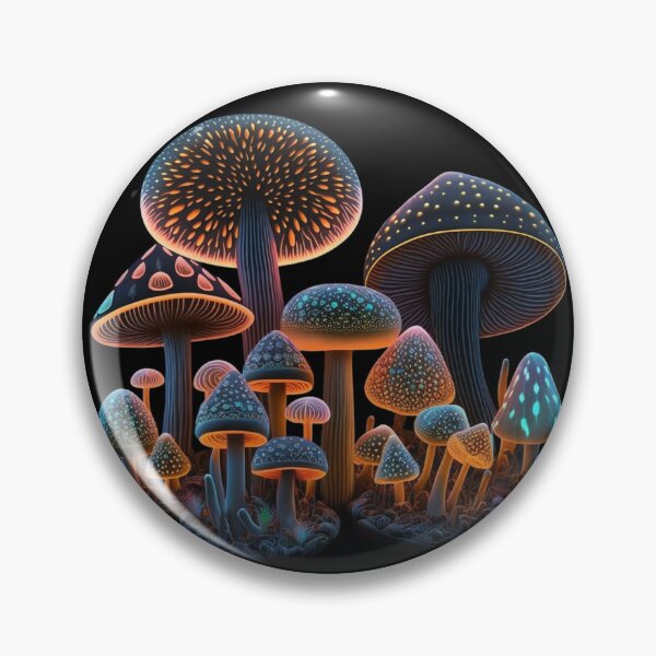 Item preview, Psychedelic glowing mushrooms #10 designed and sold by Christolamber.