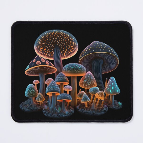 Item preview, Psychedelic glowing mushrooms #10 designed and sold by Christolamber.