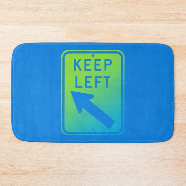 Item preview, keep left - green & blue designed and sold by BrownWoodRobot.