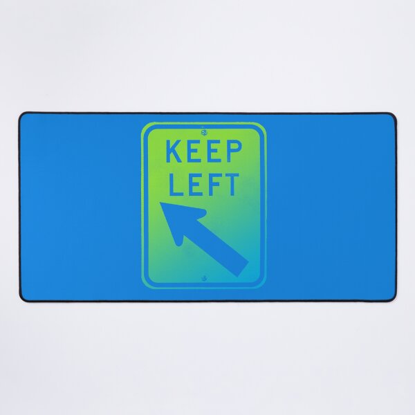 Item preview, keep left - green & blue designed and sold by BrownWoodRobot.