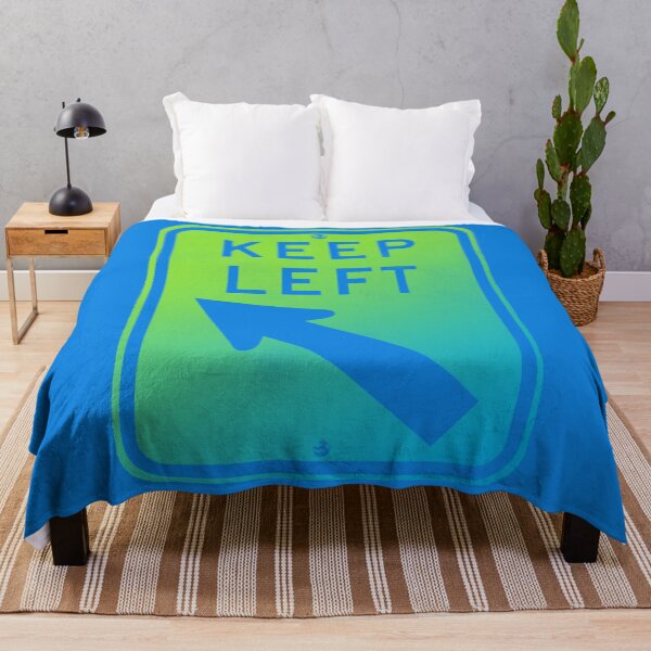 Item preview, keep left - green & blue designed and sold by BrownWoodRobot.
