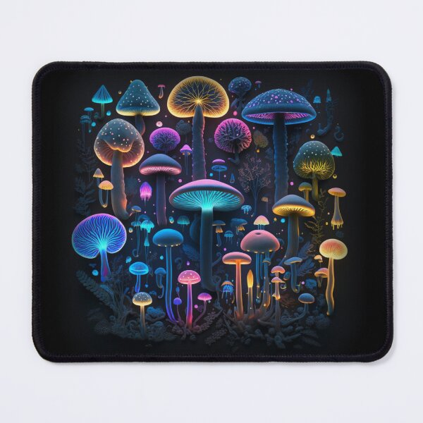 Item preview, Psychedelic glowing mushrooms #12 designed and sold by Christolamber.