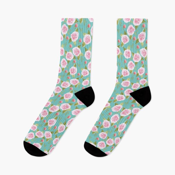Item preview, Rose in Teal designed and sold by ElaMilkoDESIGN.