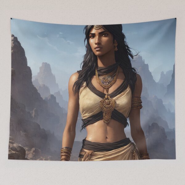 Item preview, Desert warrior, desert nomad fantasy art, digital art, AI generated designed and sold by Midnight-Hour.