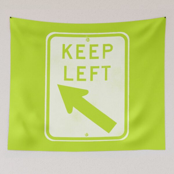 Item preview, keep left - white only designed and sold by BrownWoodRobot.