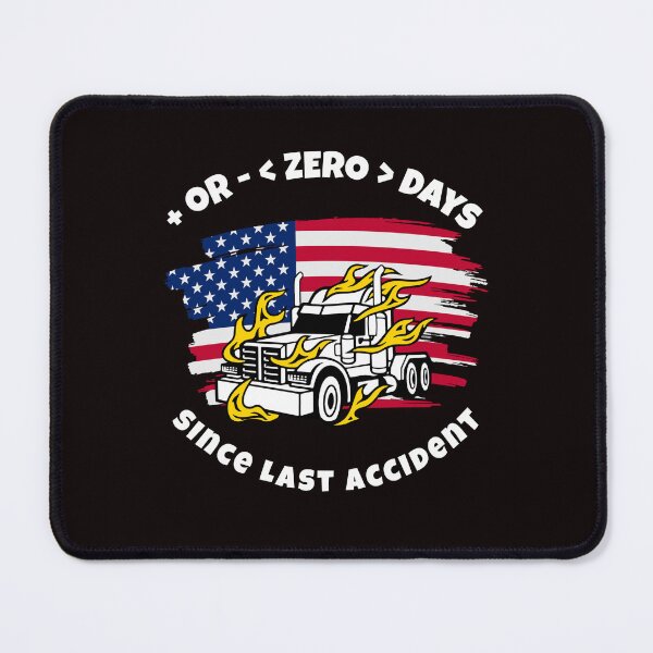 Item preview, American Trucker, Plus Zero Days Since Last Accident WW designed and sold by TeamsterLife.
