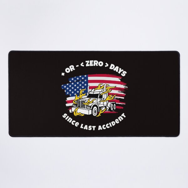Item preview, American Trucker, Plus Zero Days Since Last Accident WW designed and sold by TeamsterLife.