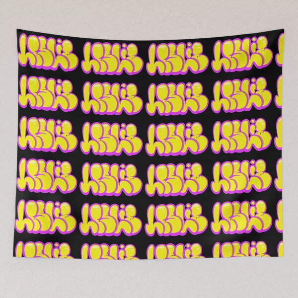 Item preview, Yellow Leslie Name Tag designed and sold by ArtByNabes.