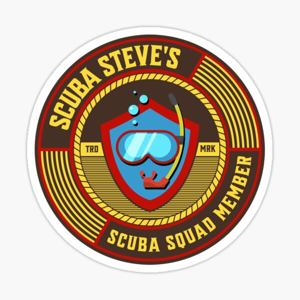 Vista previa del artículo con la obra «Papá grande | Escuadrón de buceo de Steve», diseñado y vendido por dwinburn.