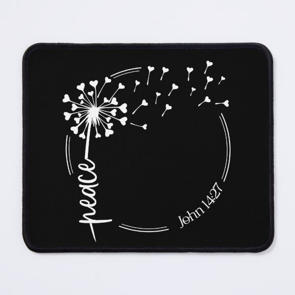 Item preview, Christian Dandelion design - peace - John 14:27 designed and sold by simplydesignart.