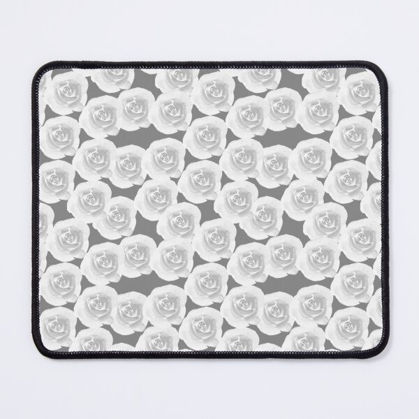 Item preview, Monochromatic Scattered Rose in Grey designed and sold by ElaMilkoDESIGN.