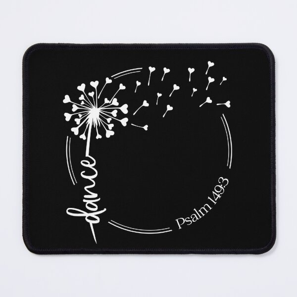 Item preview, Christian Dandelion design - dance - Psalm 149:3 designed and sold by simplydesignart.