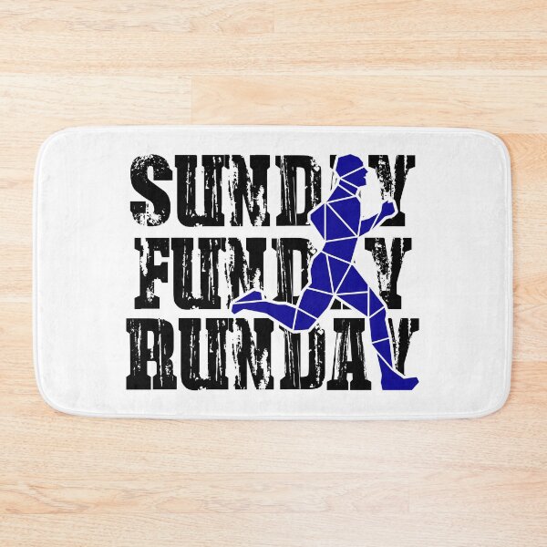 Item preview, SUNDAY, FUNDAY, RUNDAY BLUE RUNNER designed and sold by the Zarock Shop.