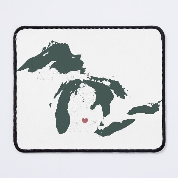 Item preview, Green Michigan Lakes designed and sold by OneCreativePup.