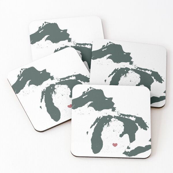 Item preview, Green Michigan Lakes designed and sold by OneCreativePup.
