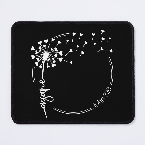 Item preview, Christian Dandelion design - agape - John 3:16 designed and sold by simplydesignart.
