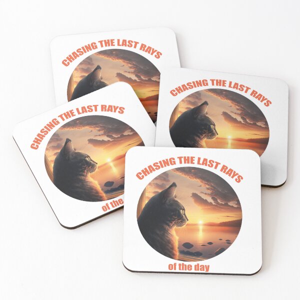Item preview, Cat Watching Sunset  A Relaxing and Peaceful Scene designed and sold by Artezia.