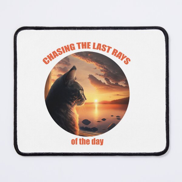 Item preview, Cat Watching Sunset  A Relaxing and Peaceful Scene designed and sold by Artezia.