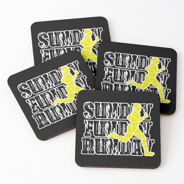 Item preview, SUNDAY, FUNDAY, RUNDAY YELLOW RUNNER designed and sold by the Zarock Shop.