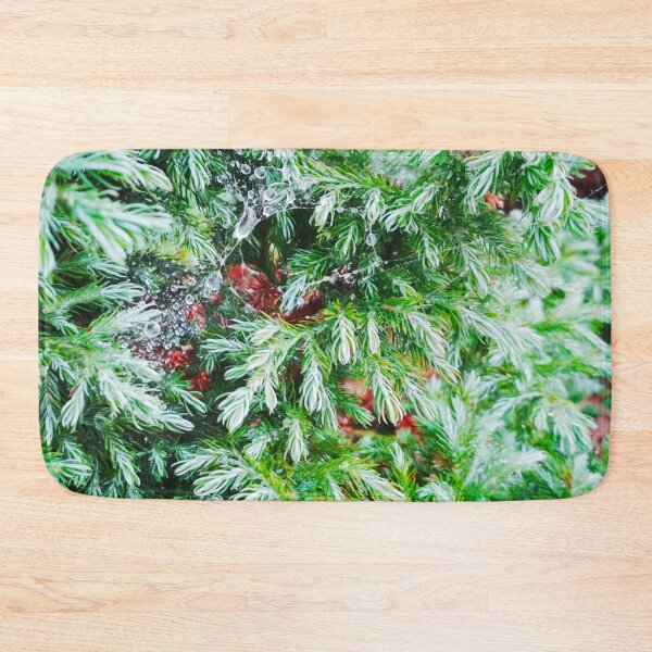 Item preview, Fir tree covered with drops of rain designed and sold by helenkaiy.