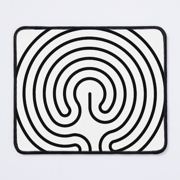 Item preview, Classical labyrinth Ariadne’s thread  - White Background designed and sold by Rupert Russell.