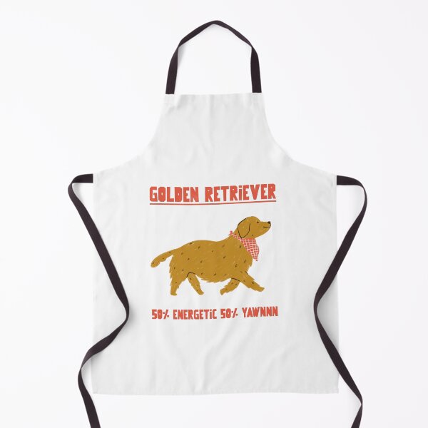 Item preview, Golden Retriever 50% Energetic 50% Yawnnn designed and sold by SerenaBliss.