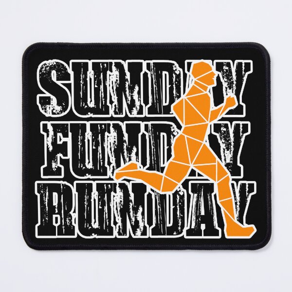 Item preview, SUNDAY, FUNDAY, RUNDAY ORANGE RUNNER designed and sold by the Zarock Shop.