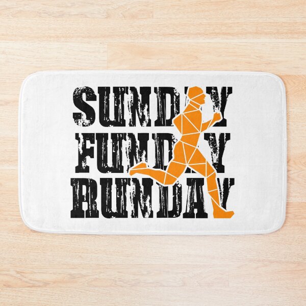 Item preview, SUNDAY, FUNDAY, RUNDAY ORANGE RUNNER designed and sold by the Zarock Shop.