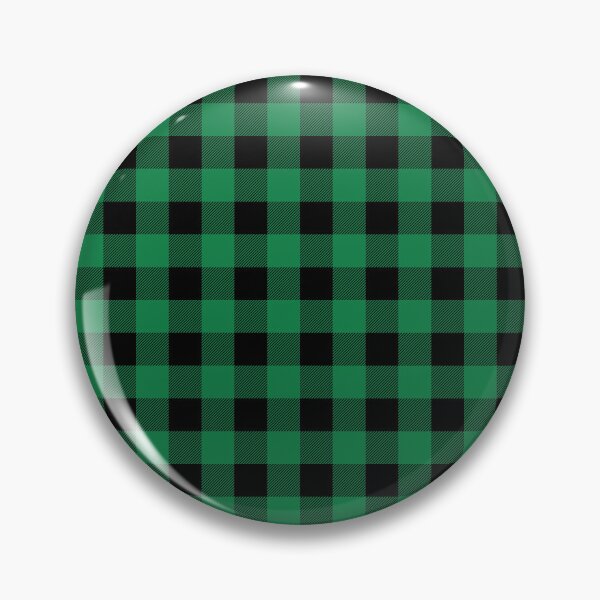 Item preview, Green and Black Buffalo Plaid Pattern  designed and sold by Grepthor.