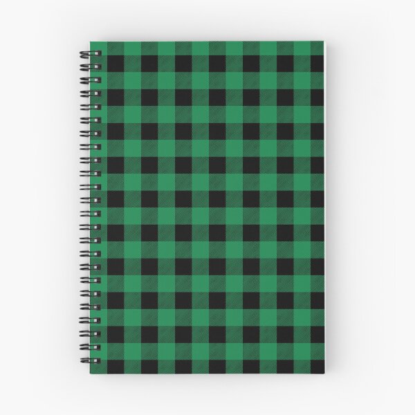 Aperçu de l'œuvre Motif à carreaux Buffalo vert et noir créée et vendue par Grepthor.