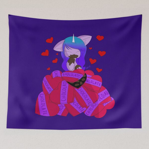 Item preview, Izzy Eating Chocolate for Valentines designed and sold by 25UArt.