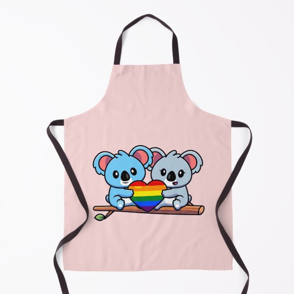 Item preview, Cute Koalas with Rainbow Pride Flag Heart designed and sold by everything4eva.