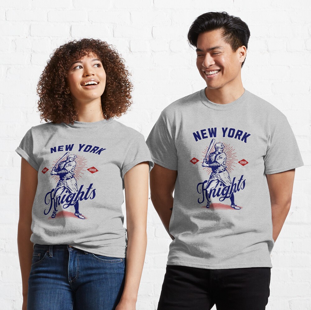 shirtquarters The Natural New York NY Knights Baseball Team Field of Dreams Roy Hobbs Yankees Robert Redford MLB Bull Durham Movie Spring Training T Shirt